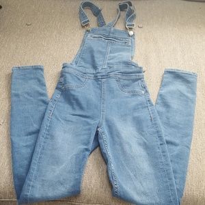 H & M DIVIDED Jean overalls. sz 2